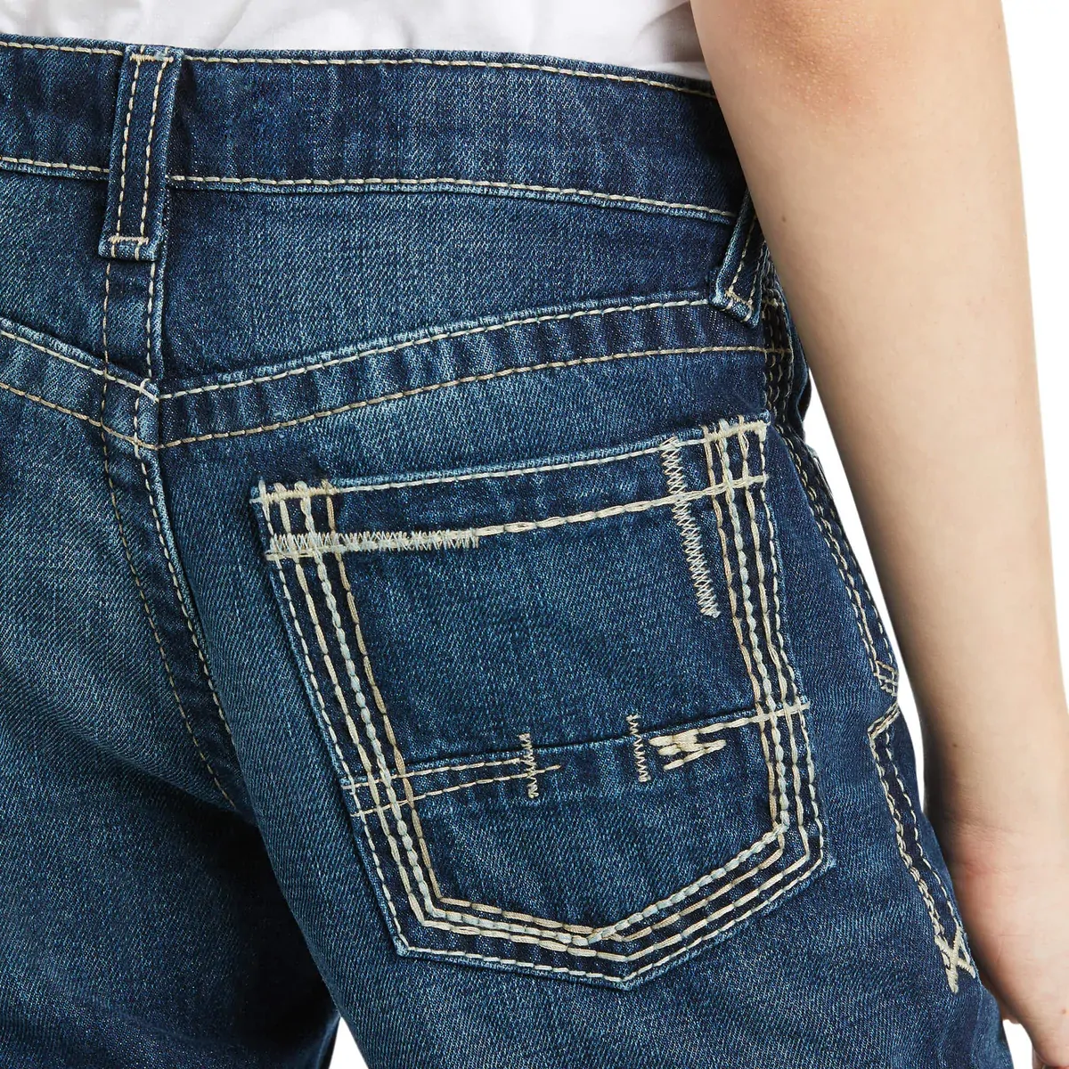 Ariat Boys B5 Slim Boundary Straight Leg Jeans (10018338) Cyclone - Image 5