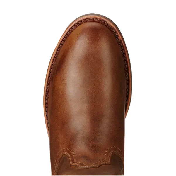 Ariat Mens Dura Roper Western Boots (10002163) Distressed Brown - Image 4