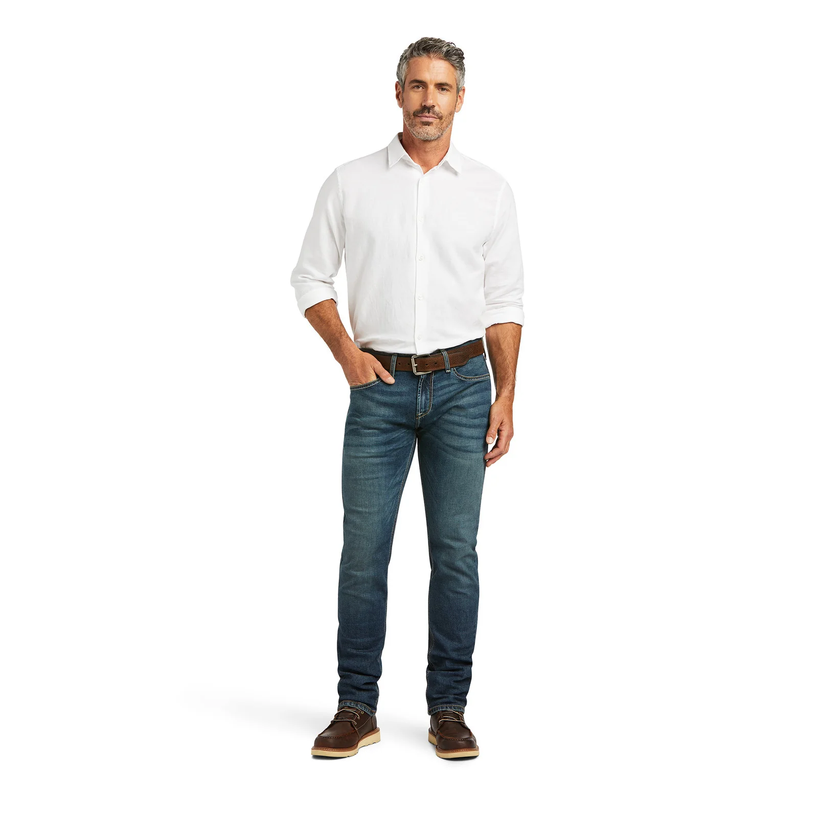 Ariat  Modern TekStretch Sebastian Slim Leg Jeans  (10039625) Grafton - Image 6