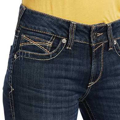 Ariat Womens R.E.A.L. Perfect Rise Bootcut Lexi Jeans (10041059) Missouri - Image 3