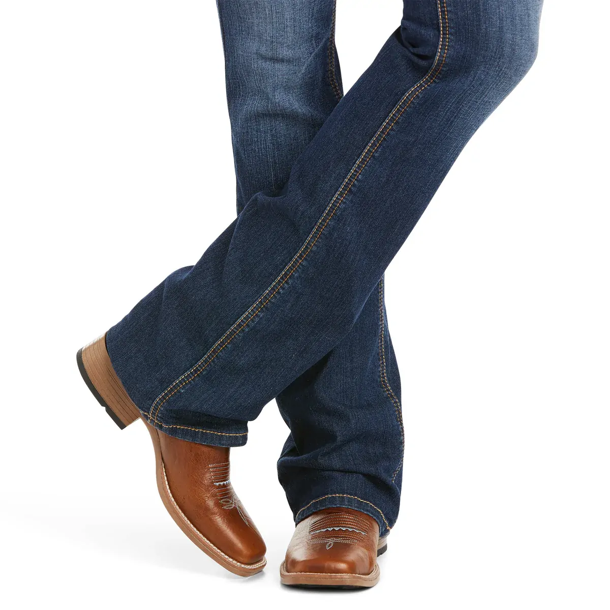 Ariat Womens R.E.A.L. Perfect Rise Stretch Rosa Bootcut Jeans (10027713) Lita - Image 3