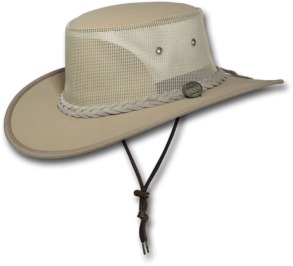 Barmah Canvas Drover Hat (1057BE) Beige - Image 4