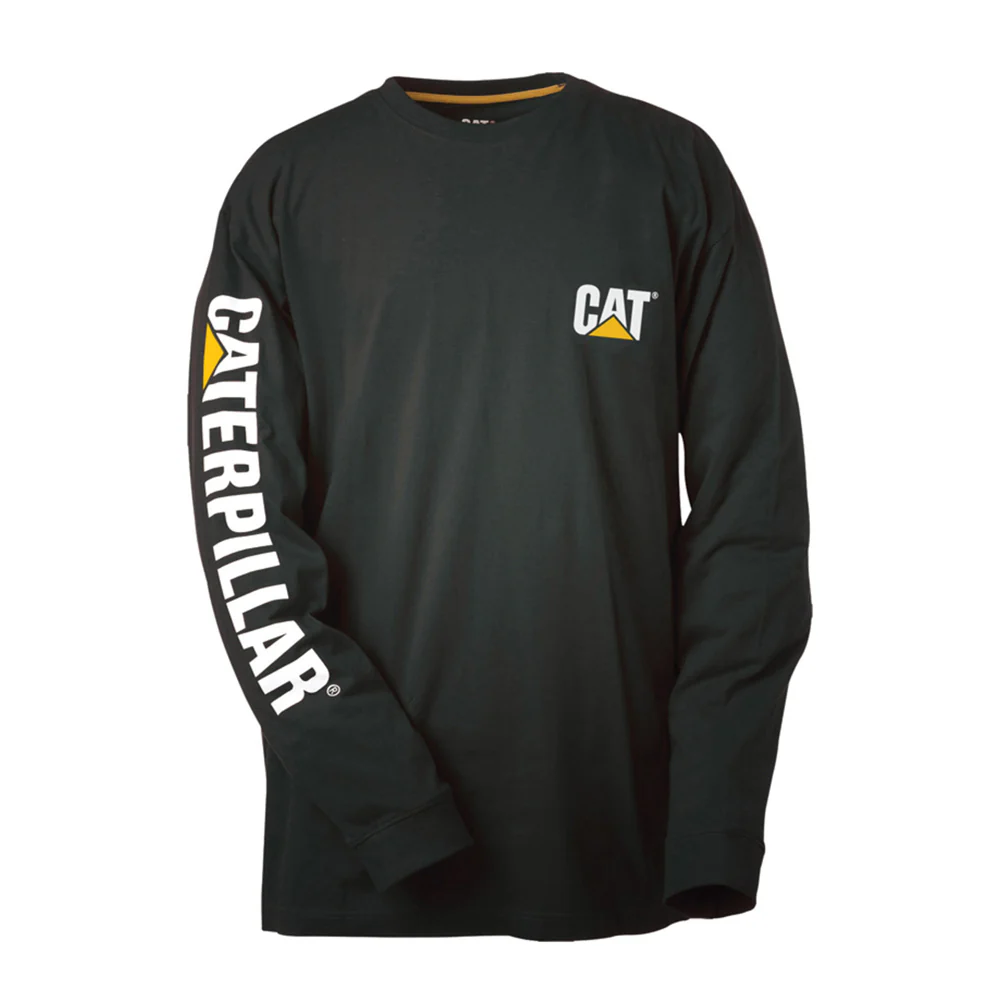 CAT Mens Trademark Banner L/S Tee (1510034.016) Black - Image 5