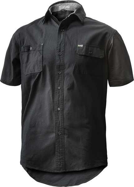 FXD Mens SSH-1 Stretch S/S Work Shirt (FX01614002) Black - Image 7