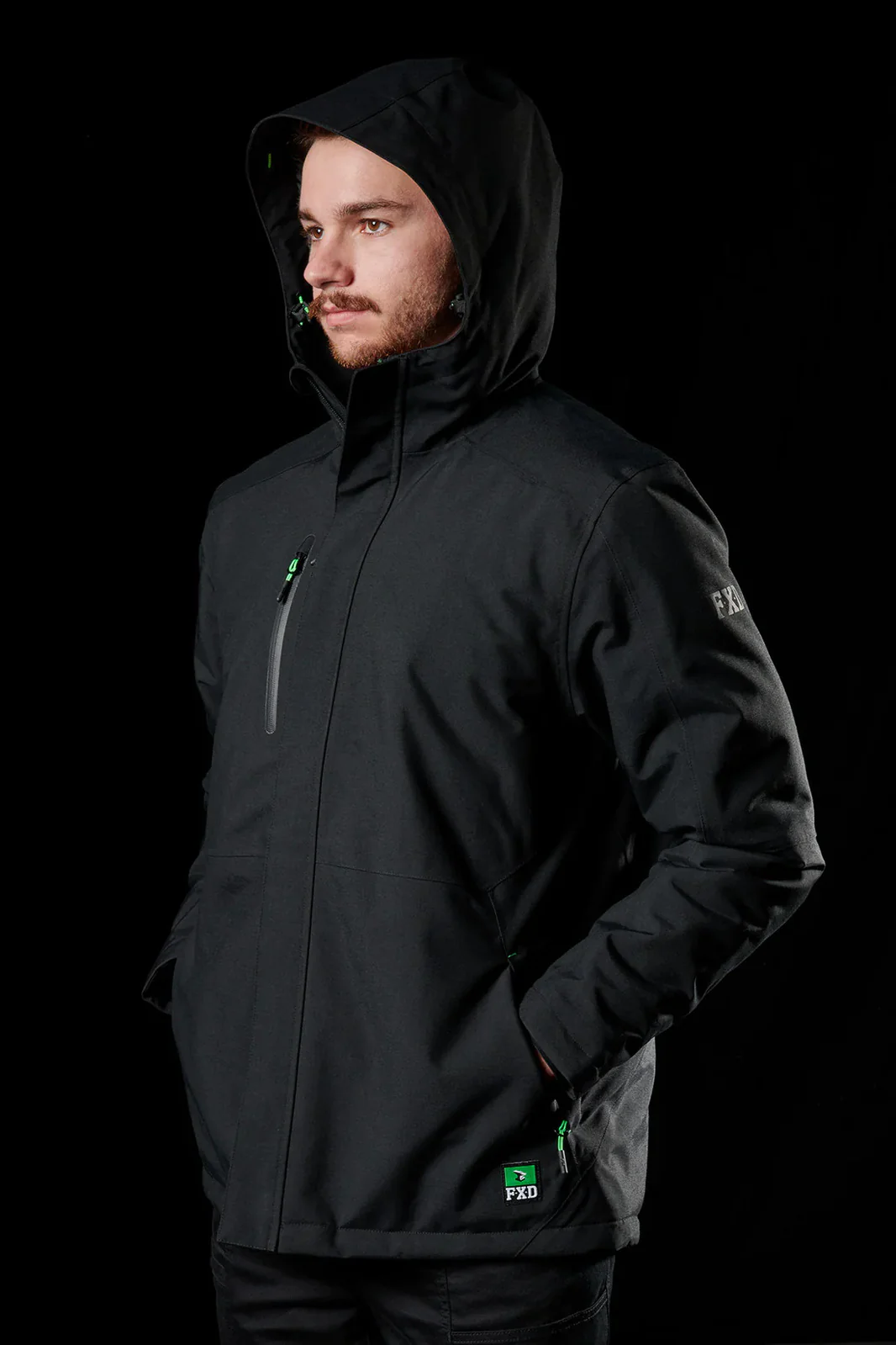 FXD Mens WO-1 Waterproof Jacket (FX02207001) Black - Image 3