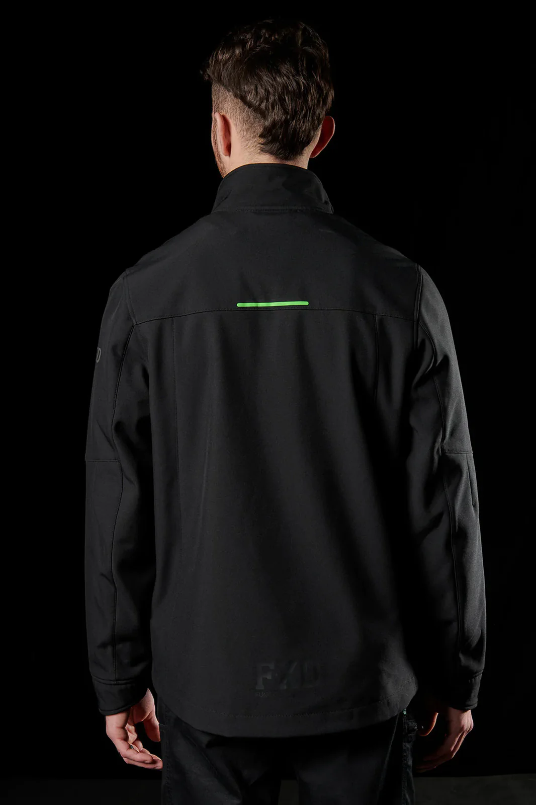 FXD Mens WO-3 Softshell Jacket (FX02207003) Black - Image 3